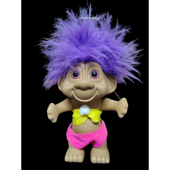 Vintage 1992 Tots and Things Troll Doll 8" - Picture 1 of 3